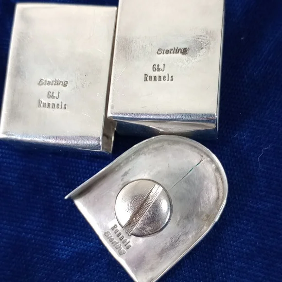 Navajo Harvest Sterling Silver Range Belt Set Signed - Picture 7 of 16